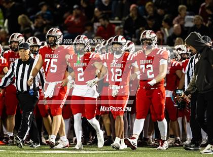 Thumbnail 3 in Cathedral vs. New Palestine (IHSAA 5A Section 13 Finals) photogallery.