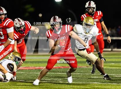 Thumbnail 1 in Cathedral vs. New Palestine (IHSAA 5A Section 13 Finals) photogallery.