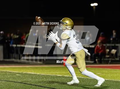 Thumbnail 3 in Cathedral vs. New Palestine (IHSAA 5A Section 13 Finals) photogallery.