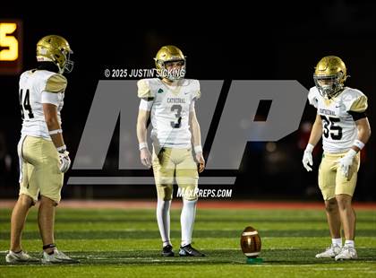 Thumbnail 1 in Cathedral vs. New Palestine (IHSAA 5A Section 13 Finals) photogallery.