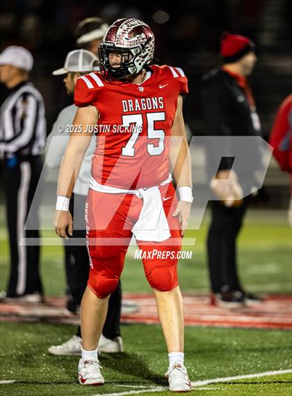 Thumbnail 1 in Cathedral vs. New Palestine (IHSAA 5A Section 13 Finals) photogallery.