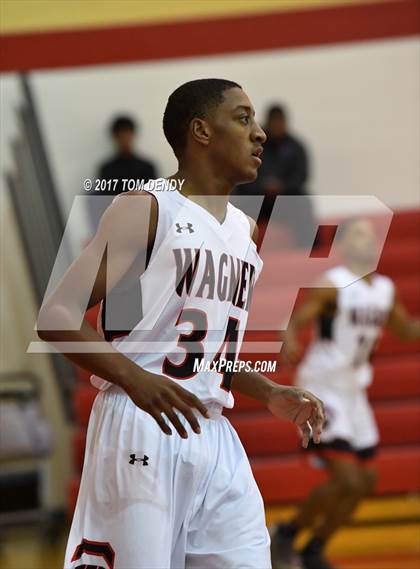 Thumbnail 3 in Wagner vs. Jersey Village (Cypress Hoops Invitational) photogallery.