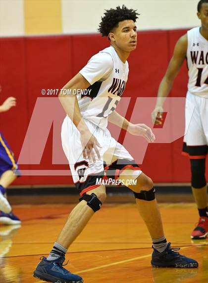 Thumbnail 2 in Wagner vs. Jersey Village (Cypress Hoops Invitational) photogallery.