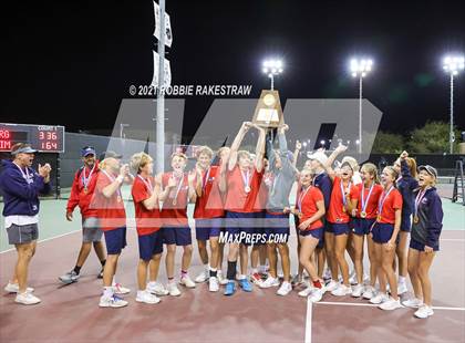 Thumbnail 2 in Argyle vs Wimberley (UIL 4A Team Tennis Final) photogallery.