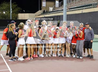 Thumbnail 2 in Argyle vs Wimberley (UIL 4A Team Tennis Final) photogallery.