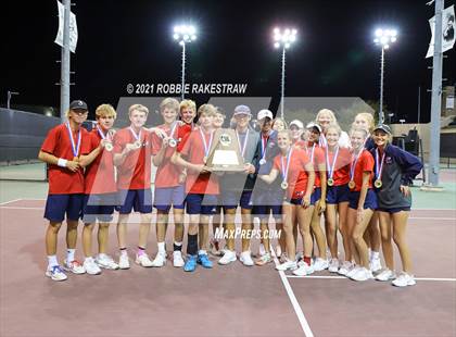 Thumbnail 3 in Argyle vs Wimberley (UIL 4A Team Tennis Final) photogallery.