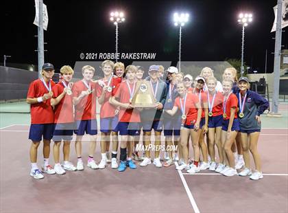 Thumbnail 1 in Argyle vs Wimberley (UIL 4A Team Tennis Final) photogallery.