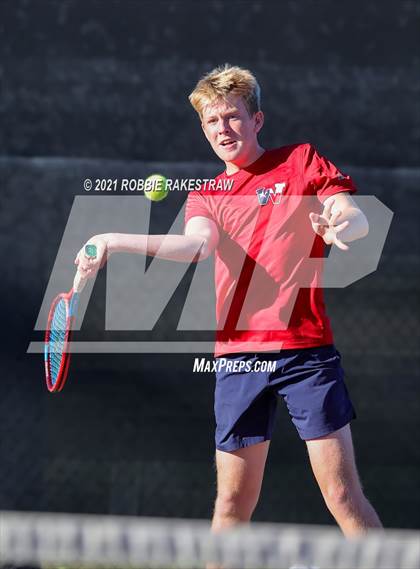 Thumbnail 3 in Argyle vs Wimberley (UIL 4A Team Tennis Final) photogallery.