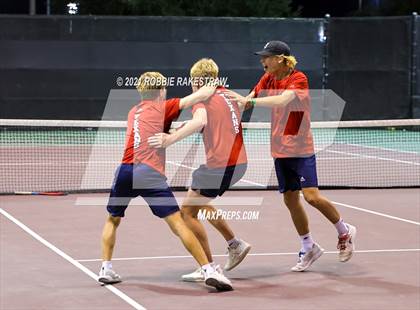 Thumbnail 2 in Argyle vs Wimberley (UIL 4A Team Tennis Final) photogallery.