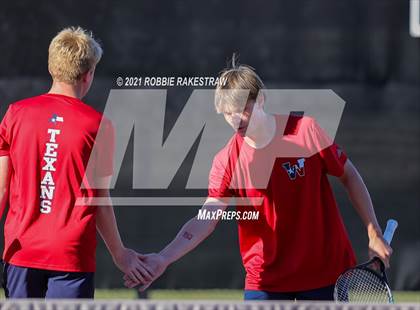 Thumbnail 2 in Argyle vs Wimberley (UIL 4A Team Tennis Final) photogallery.