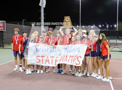 Thumbnail 2 in Argyle vs Wimberley (UIL 4A Team Tennis Final) photogallery.