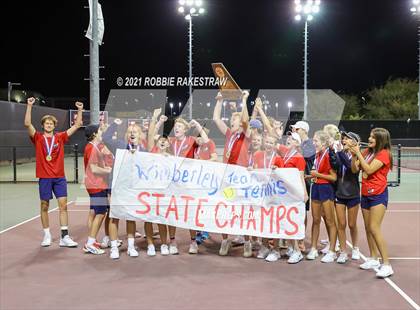 Thumbnail 3 in Argyle vs Wimberley (UIL 4A Team Tennis Final) photogallery.