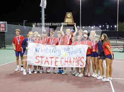 Thumbnail 1 in Argyle vs Wimberley (UIL 4A Team Tennis Final) photogallery.