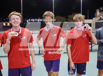 Thumbnail 2 in Argyle vs Wimberley (UIL 4A Team Tennis Final) photogallery.