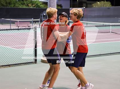 Thumbnail 2 in Argyle vs Wimberley (UIL 4A Team Tennis Final) photogallery.