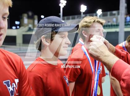 Thumbnail 2 in Argyle vs Wimberley (UIL 4A Team Tennis Final) photogallery.