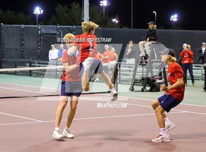 Thumbnail 1 in Argyle vs Wimberley (UIL 4A Team Tennis Final) photogallery.