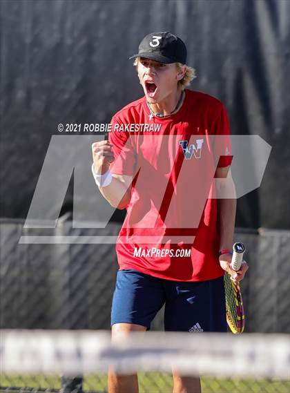 Thumbnail 3 in Argyle vs Wimberley (UIL 4A Team Tennis Final) photogallery.