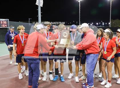 Thumbnail 1 in Argyle vs Wimberley (UIL 4A Team Tennis Final) photogallery.