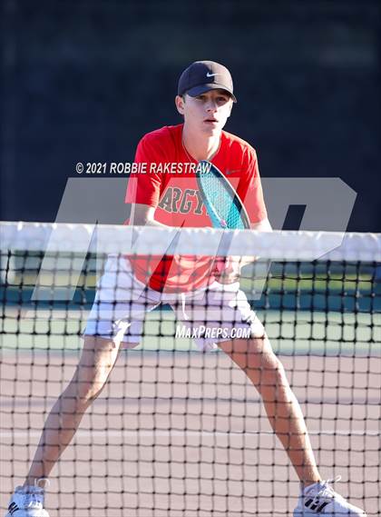 Thumbnail 1 in Argyle vs Wimberley (UIL 4A Team Tennis Final) photogallery.