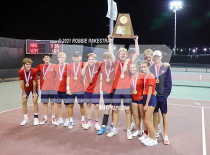 Thumbnail 3 in Argyle vs Wimberley (UIL 4A Team Tennis Final) photogallery.