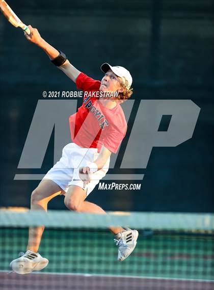Thumbnail 3 in Argyle vs Wimberley (UIL 4A Team Tennis Final) photogallery.