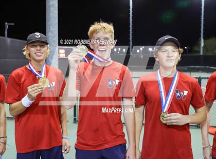 Thumbnail 2 in Argyle vs Wimberley (UIL 4A Team Tennis Final) photogallery.