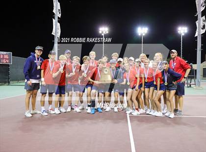 Thumbnail 3 in Argyle vs Wimberley (UIL 4A Team Tennis Final) photogallery.