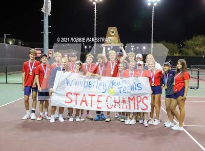 Thumbnail 2 in Argyle vs Wimberley (UIL 4A Team Tennis Final) photogallery.