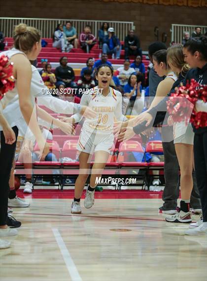 Thumbnail 2 in Rosary Academy @ Cathedral Catholic (CIF Division I Regional Championship) photogallery.
