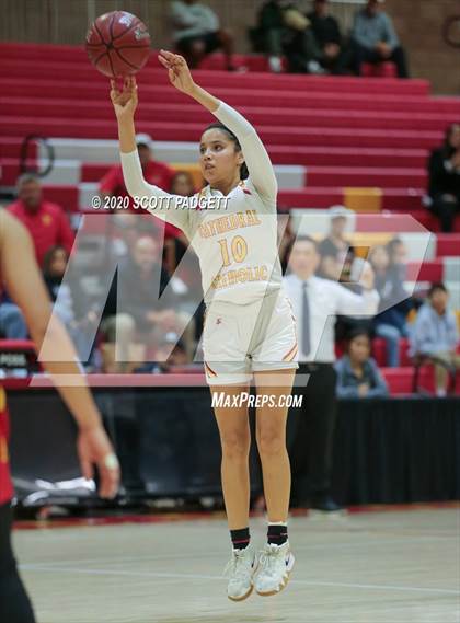 Thumbnail 3 in Rosary Academy @ Cathedral Catholic (CIF Division I Regional Championship) photogallery.