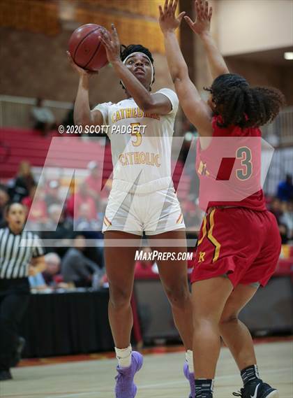 Thumbnail 2 in Rosary Academy @ Cathedral Catholic (CIF Division I Regional Championship) photogallery.