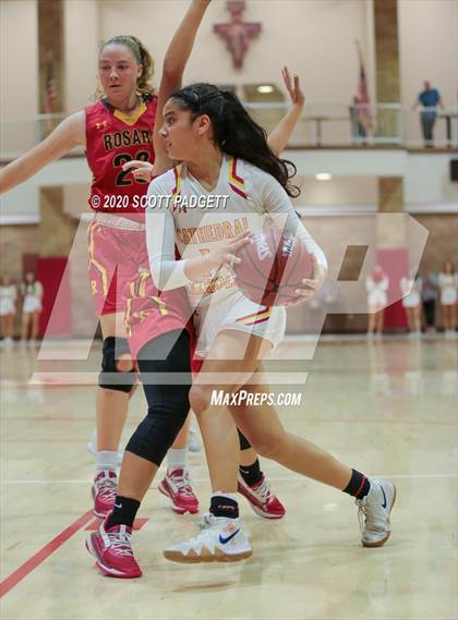 Thumbnail 1 in Rosary Academy @ Cathedral Catholic (CIF Division I Regional Championship) photogallery.