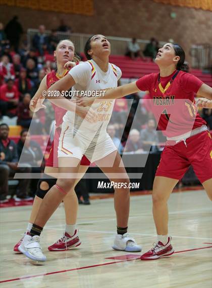 Thumbnail 2 in Rosary Academy @ Cathedral Catholic (CIF Division I Regional Championship) photogallery.