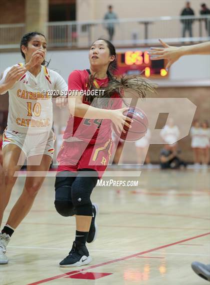 Thumbnail 1 in Rosary Academy @ Cathedral Catholic (CIF Division I Regional Championship) photogallery.