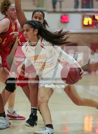 Thumbnail 2 in Rosary Academy @ Cathedral Catholic (CIF Division I Regional Championship) photogallery.