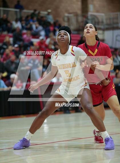 Thumbnail 3 in Rosary Academy @ Cathedral Catholic (CIF Division I Regional Championship) photogallery.