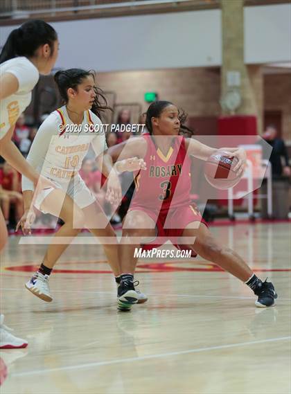 Thumbnail 3 in Rosary Academy @ Cathedral Catholic (CIF Division I Regional Championship) photogallery.