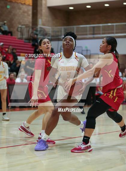 Thumbnail 2 in Rosary Academy @ Cathedral Catholic (CIF Division I Regional Championship) photogallery.
