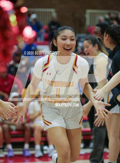 Thumbnail 3 in Rosary Academy @ Cathedral Catholic (CIF Division I Regional Championship) photogallery.