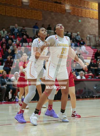 Thumbnail 1 in Rosary Academy @ Cathedral Catholic (CIF Division I Regional Championship) photogallery.