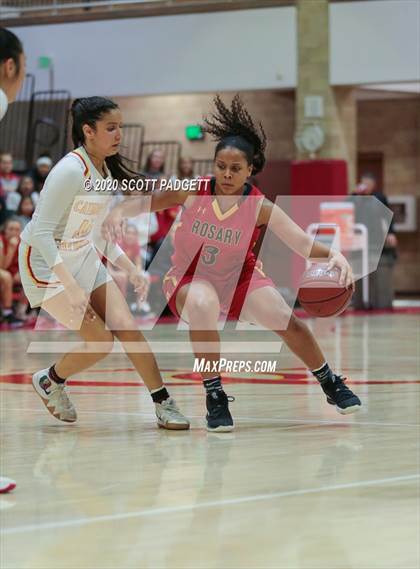 Thumbnail 2 in Rosary Academy @ Cathedral Catholic (CIF Division I Regional Championship) photogallery.
