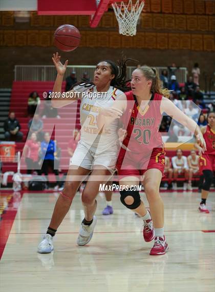 Thumbnail 2 in Rosary Academy @ Cathedral Catholic (CIF Division I Regional Championship) photogallery.