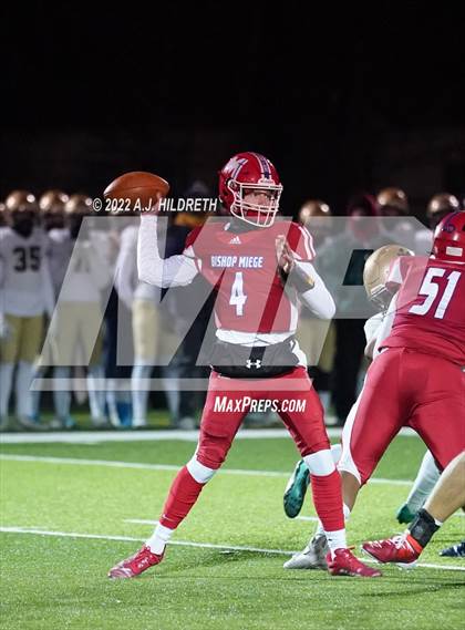 Thumbnail 1 in Aquinas vs. Bishop Miege (KSHSAA 6A Semifinal Playoff) photogallery.