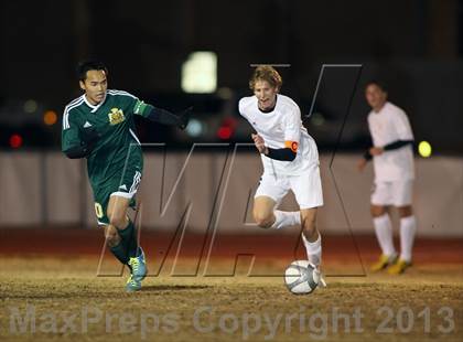 Thumbnail 1 in Canyon del Oro vs Sabino (Chris Maier Soccer Tournament) photogallery.