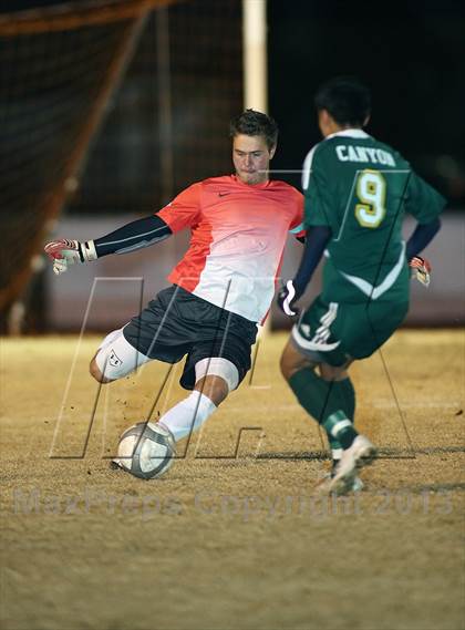 Thumbnail 3 in Canyon del Oro vs Sabino (Chris Maier Soccer Tournament) photogallery.