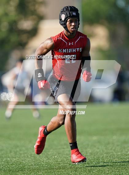 Thumbnail 1 in Harker Heights vs Tompkins (Texas 7 on 7 State Qualifier) photogallery.
