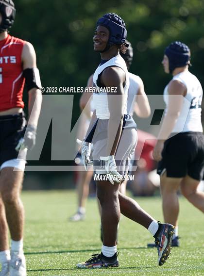 Thumbnail 2 in Harker Heights vs Tompkins (Texas 7 on 7 State Qualifier) photogallery.