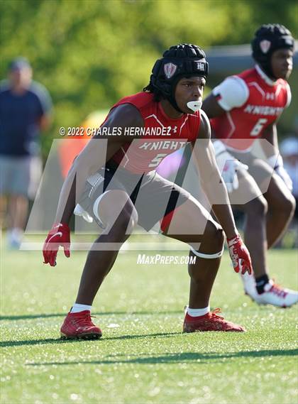 Thumbnail 2 in Harker Heights vs Tompkins (Texas 7 on 7 State Qualifier) photogallery.