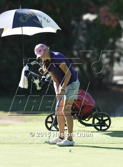 Thumbnail 3 in CIF Southern Section Girls Golf Championships photogallery.